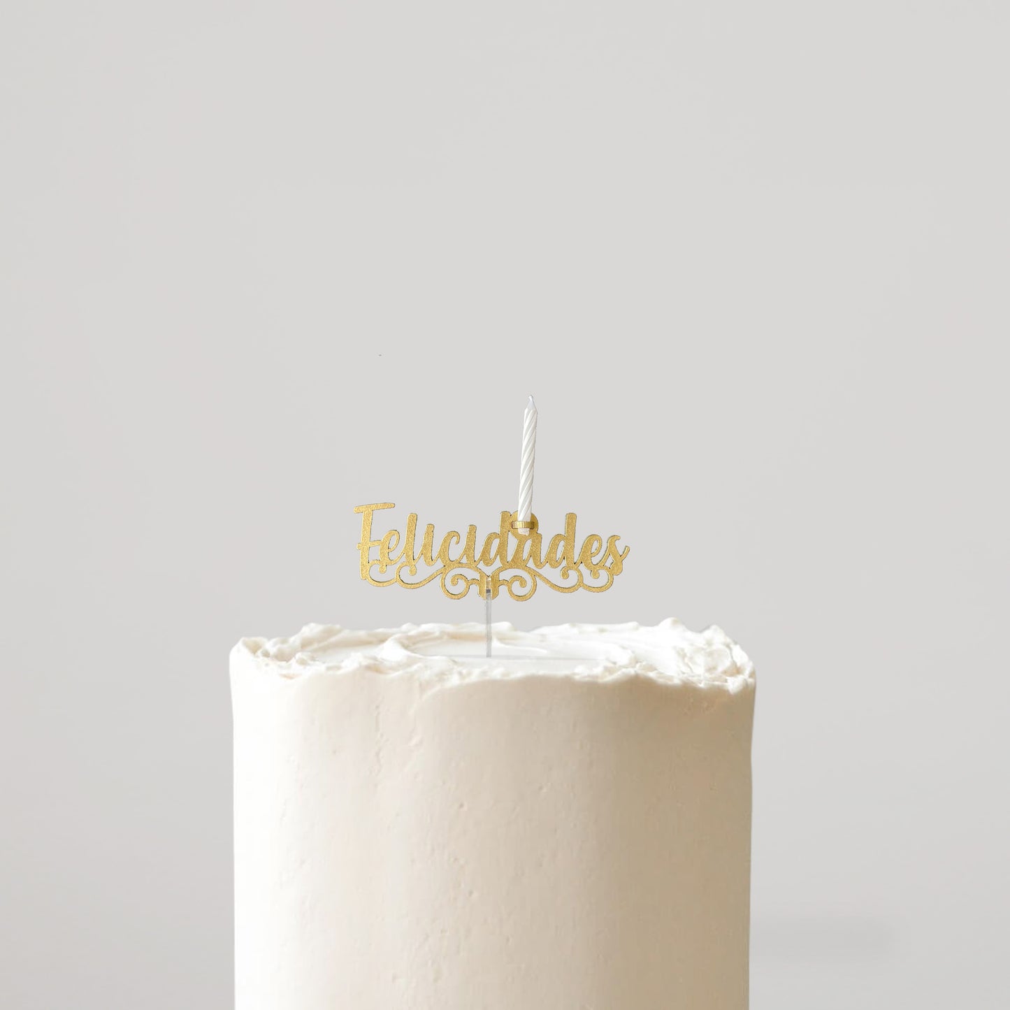 Cake Topper Felicidades Vela