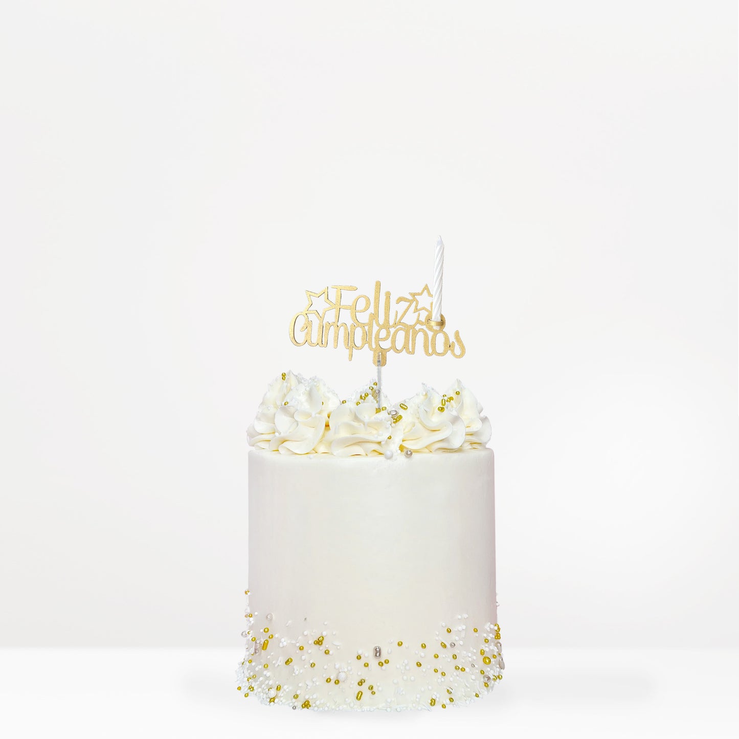 Cake Topper Feliz Cumpleaños Vela