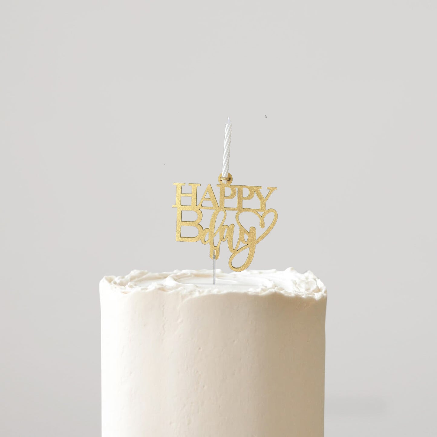 Cake Topper Happy Bday Candle