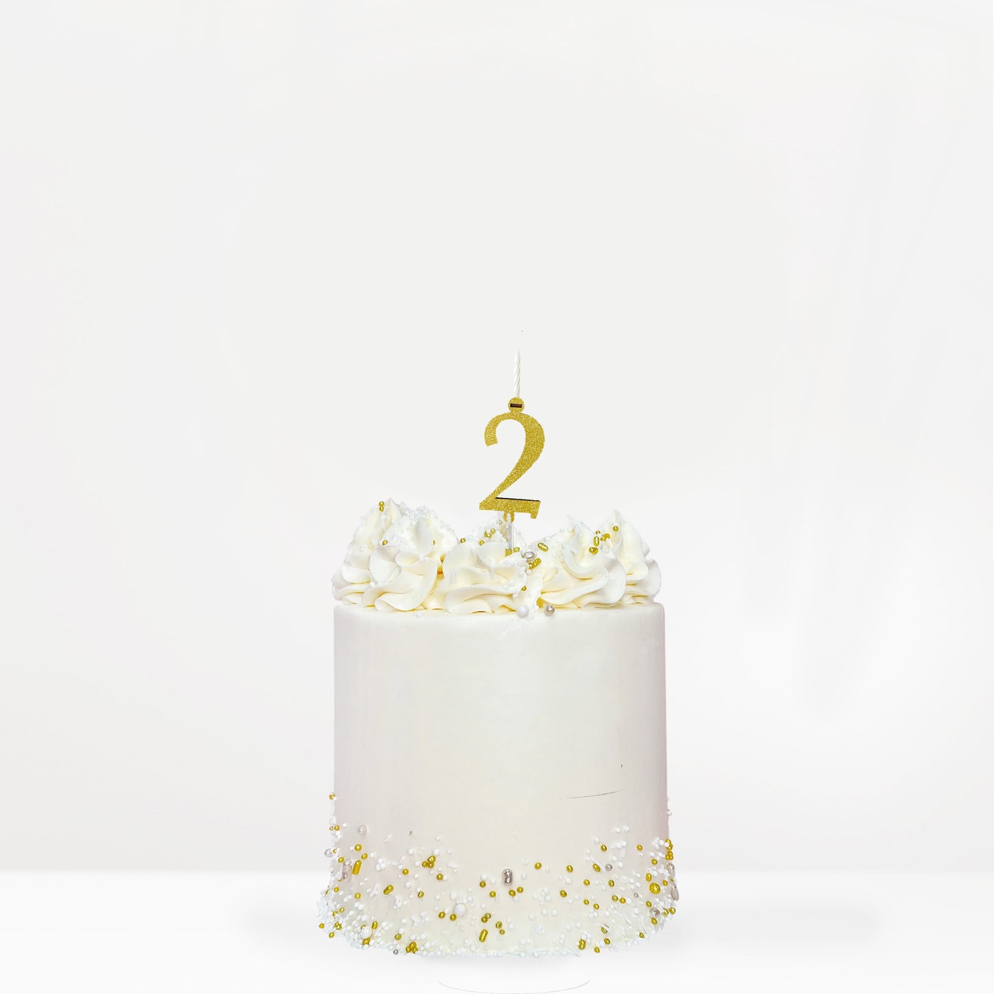 Cake topper Números diamantina para pastel