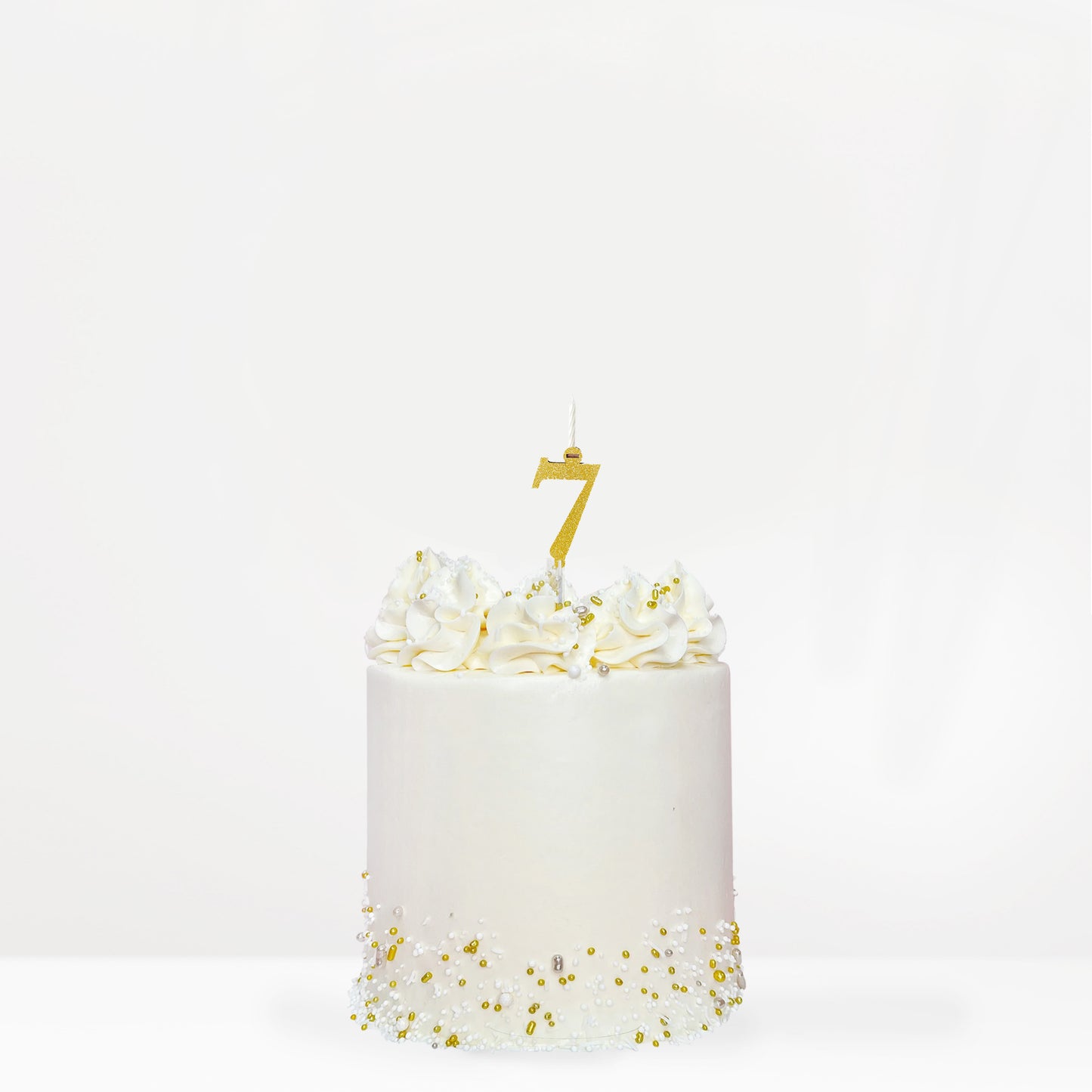 Cake topper Números diamantina para pastel