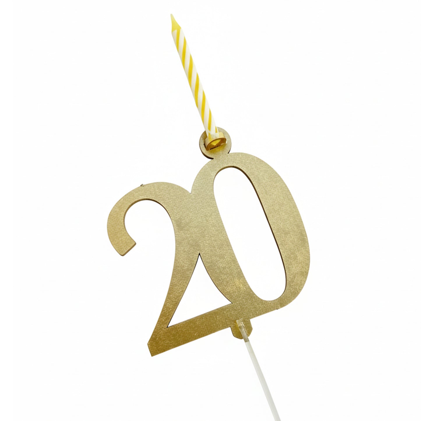 Cake Topper Número 20 vela