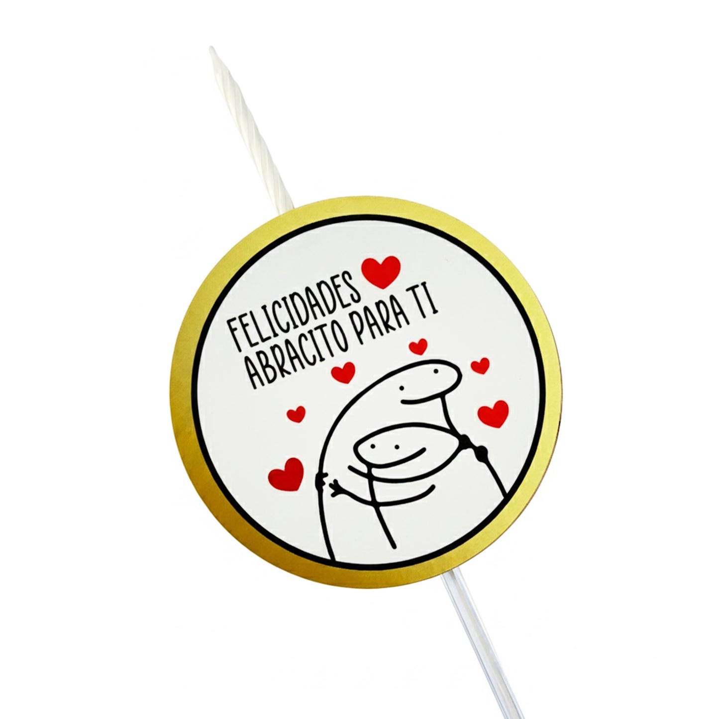 Cake Topper I Love You Mom Candle