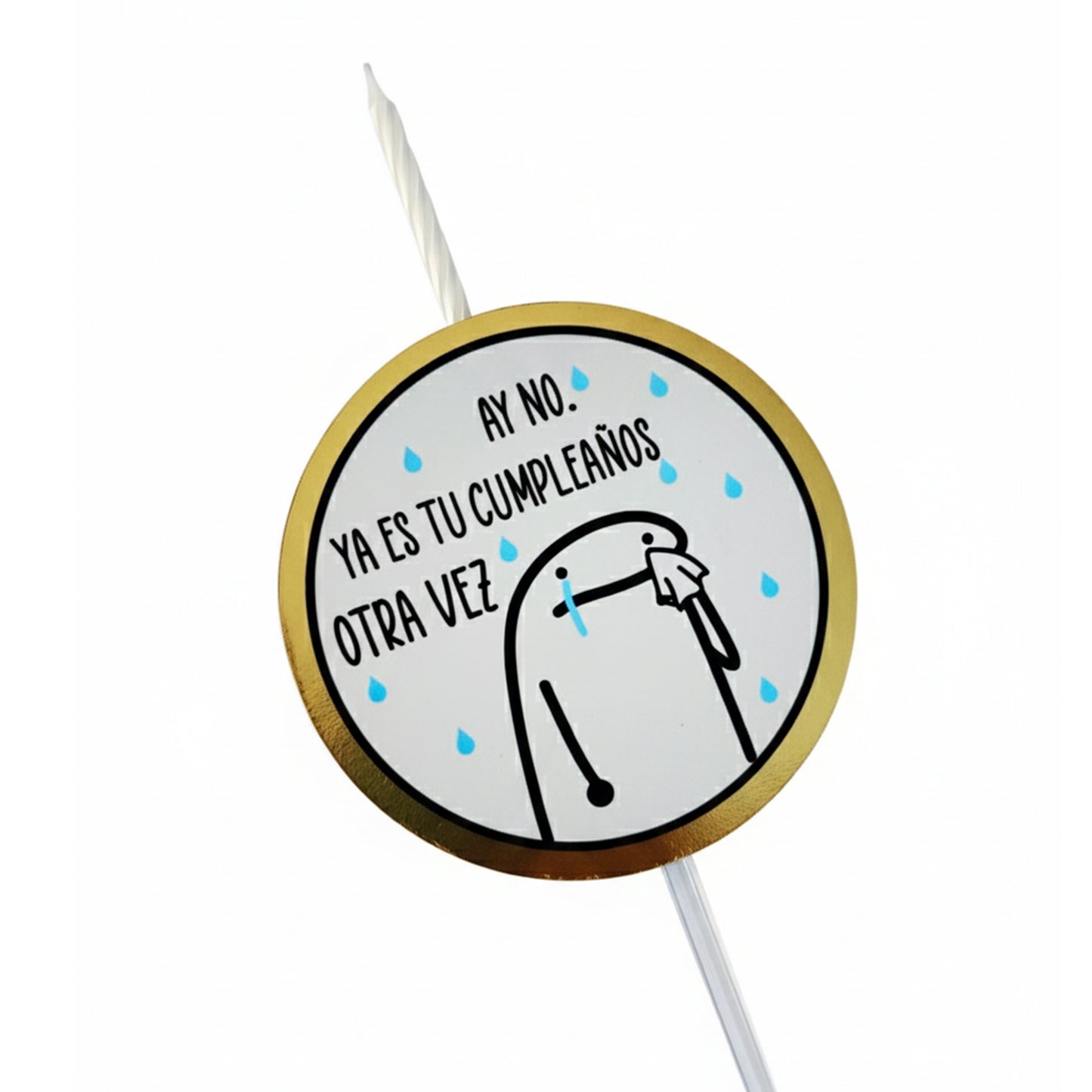 Cake Topper I Love You Mom Candle