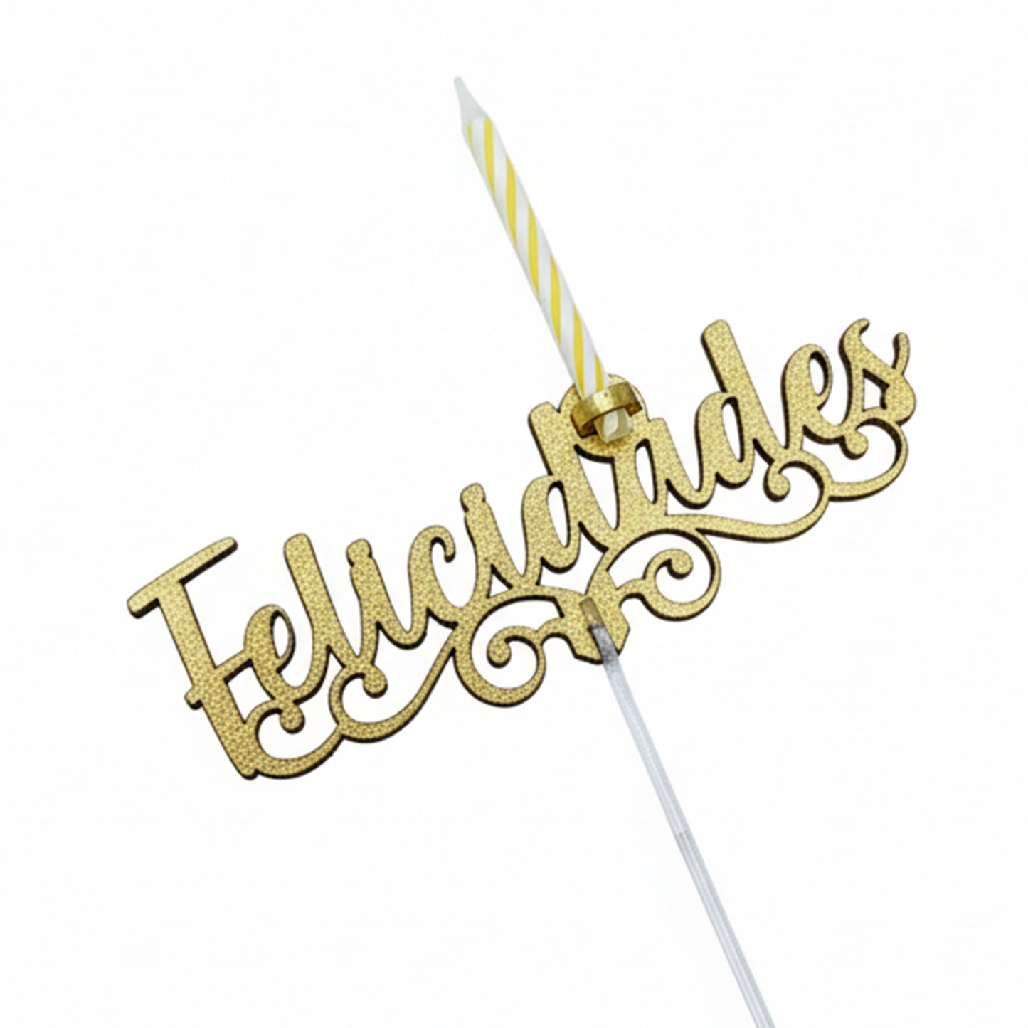 Cake Topper Congratulations Candle