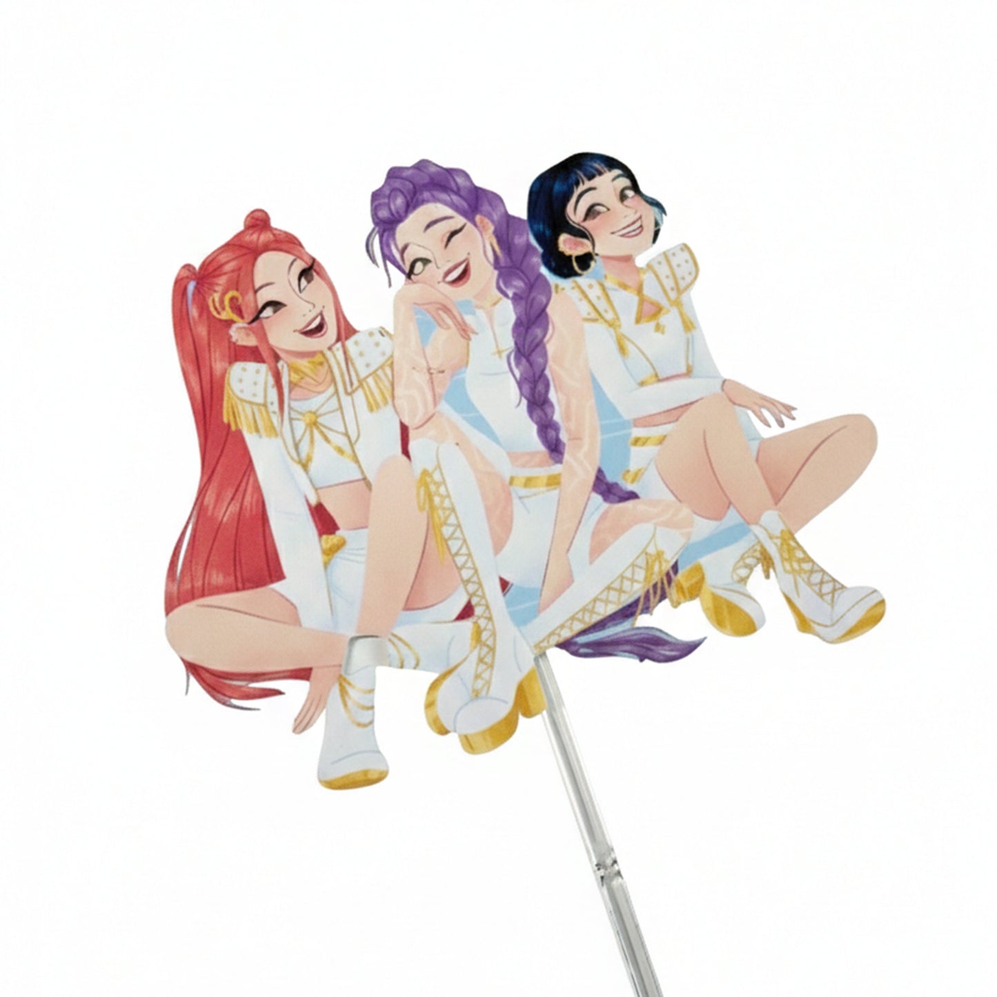 Cake Topper Happy Birthday Cursive