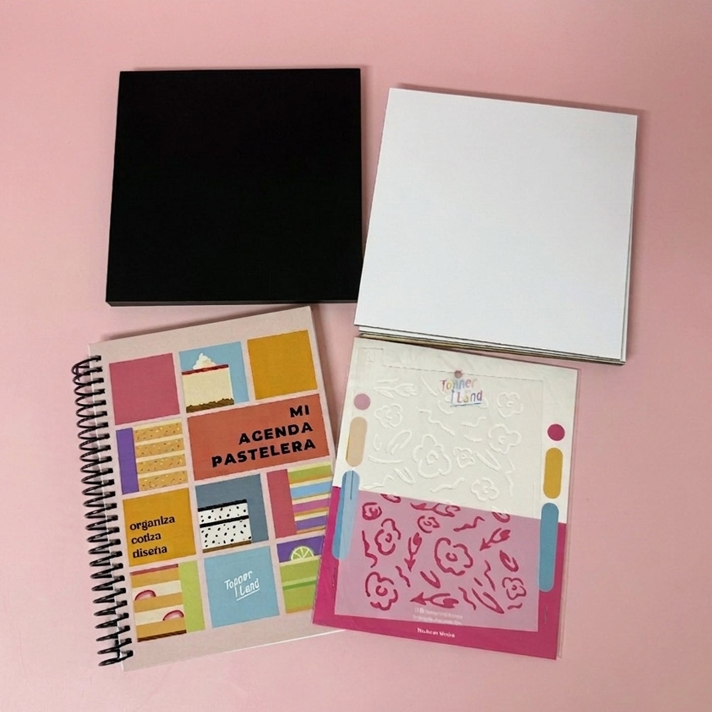 Paquete 15: Bases + Agenda + 1 Stencil