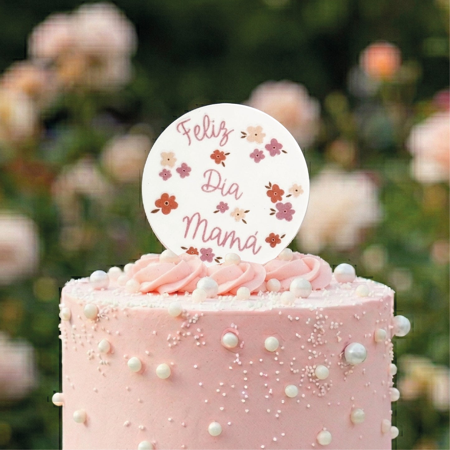 Cake Topper Happy Birthday Cursive