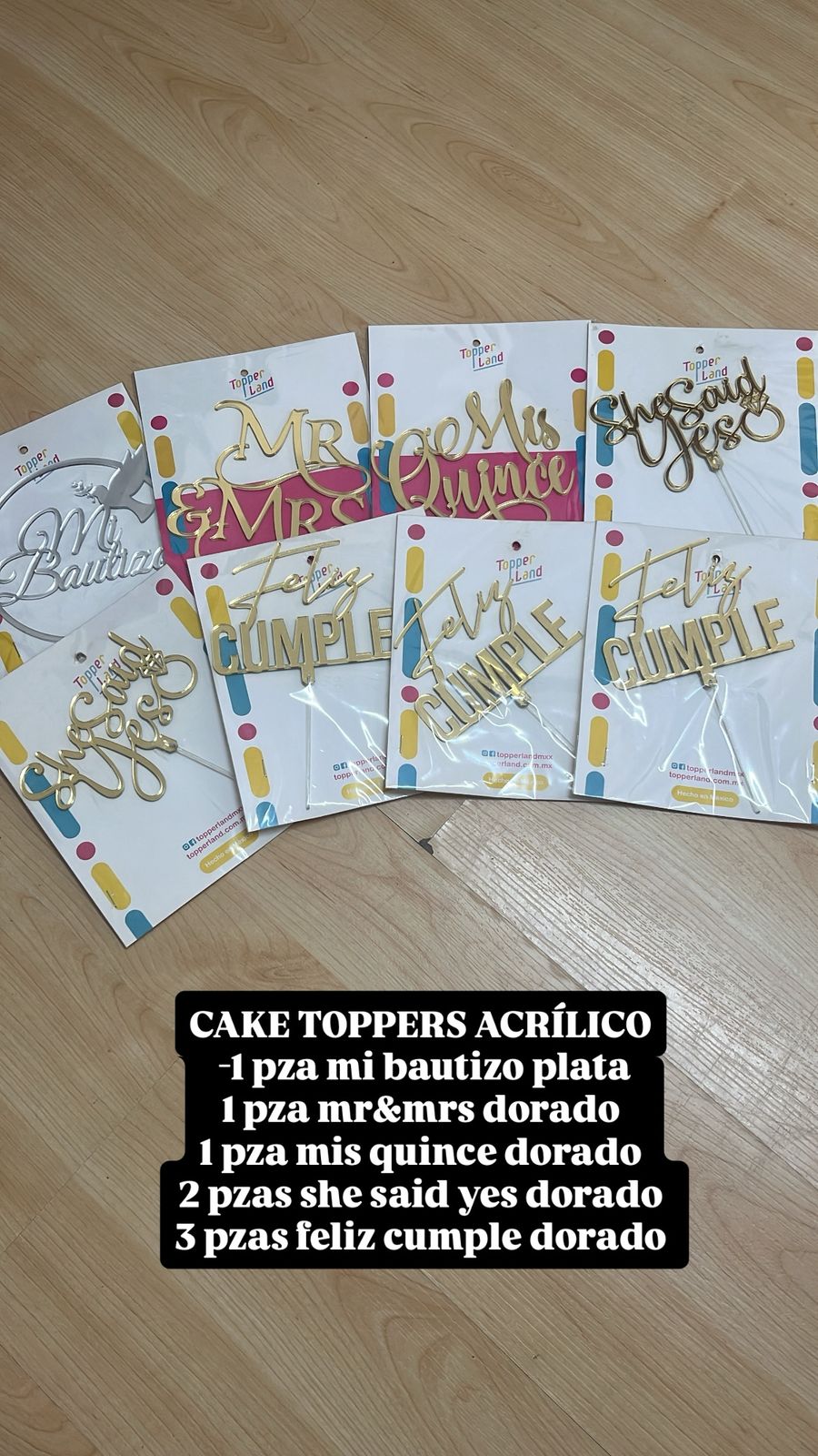 LOTE Letreros Acrilico III