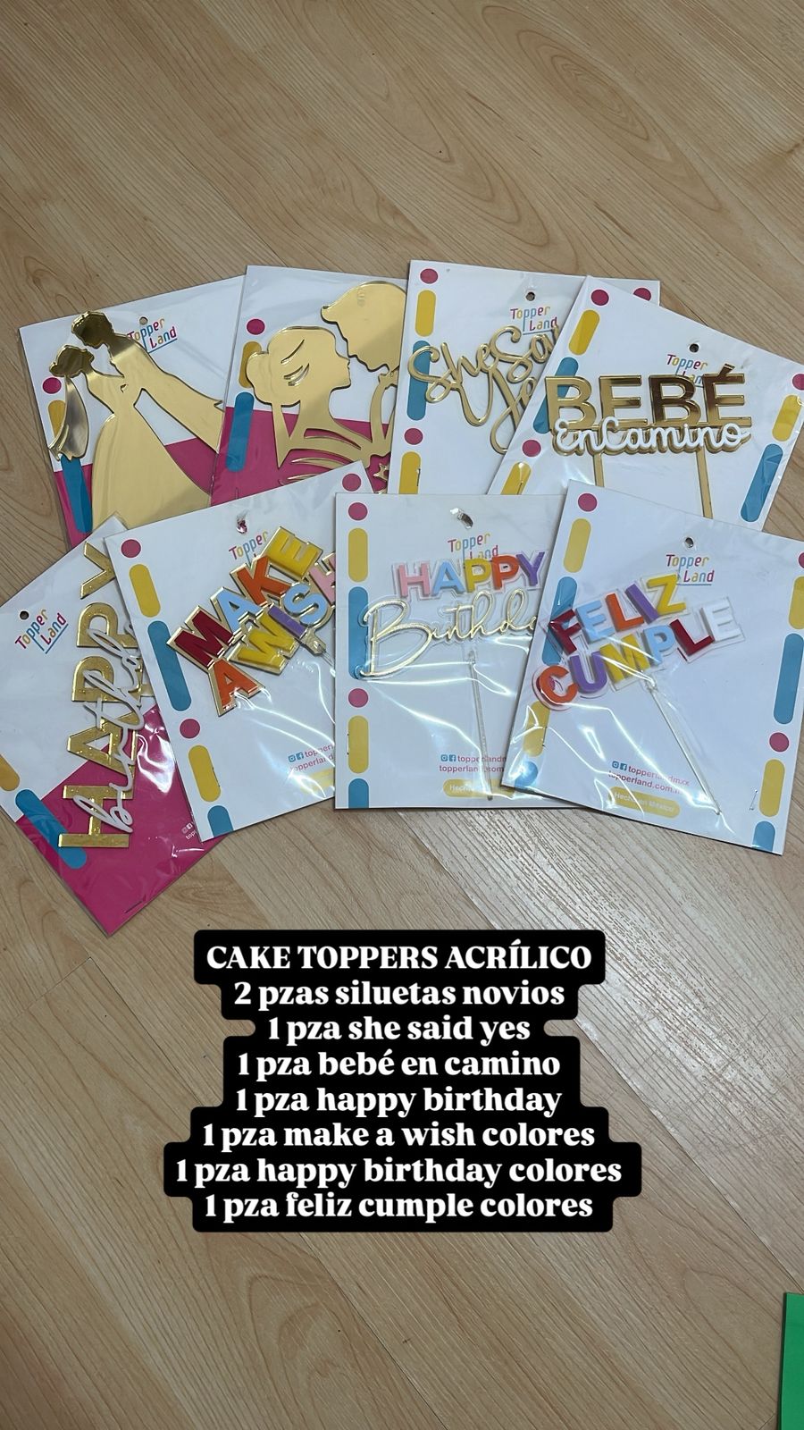 LOTE Letreros Acrilico II