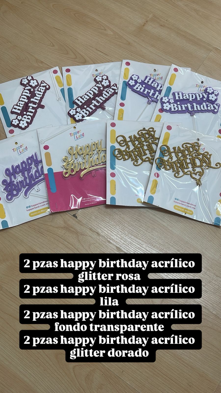 LOTE Letreros Acrílico