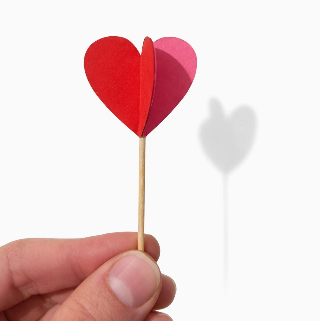 Corazones Bicolor San Valentin