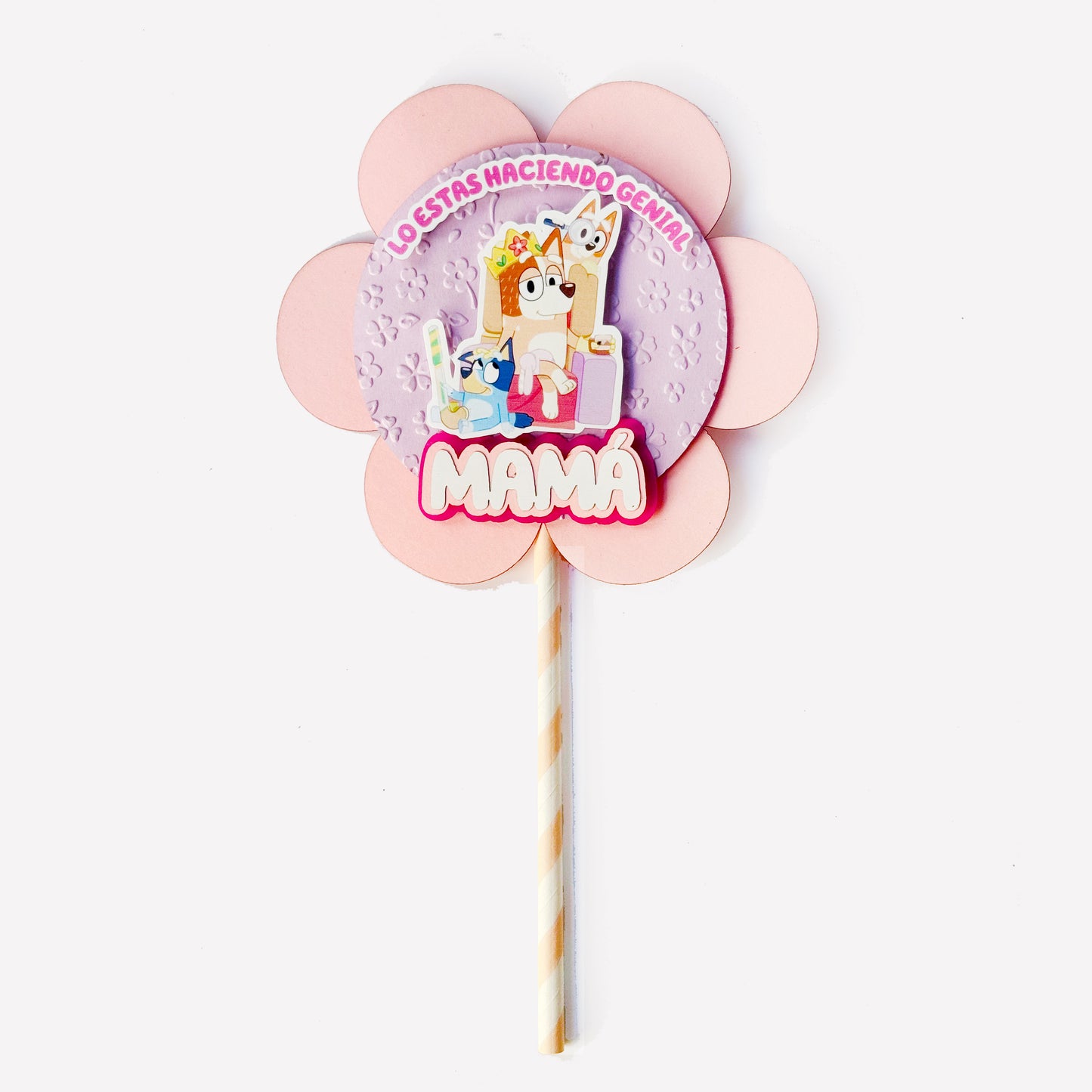 Cake Topper Mamá Bluey