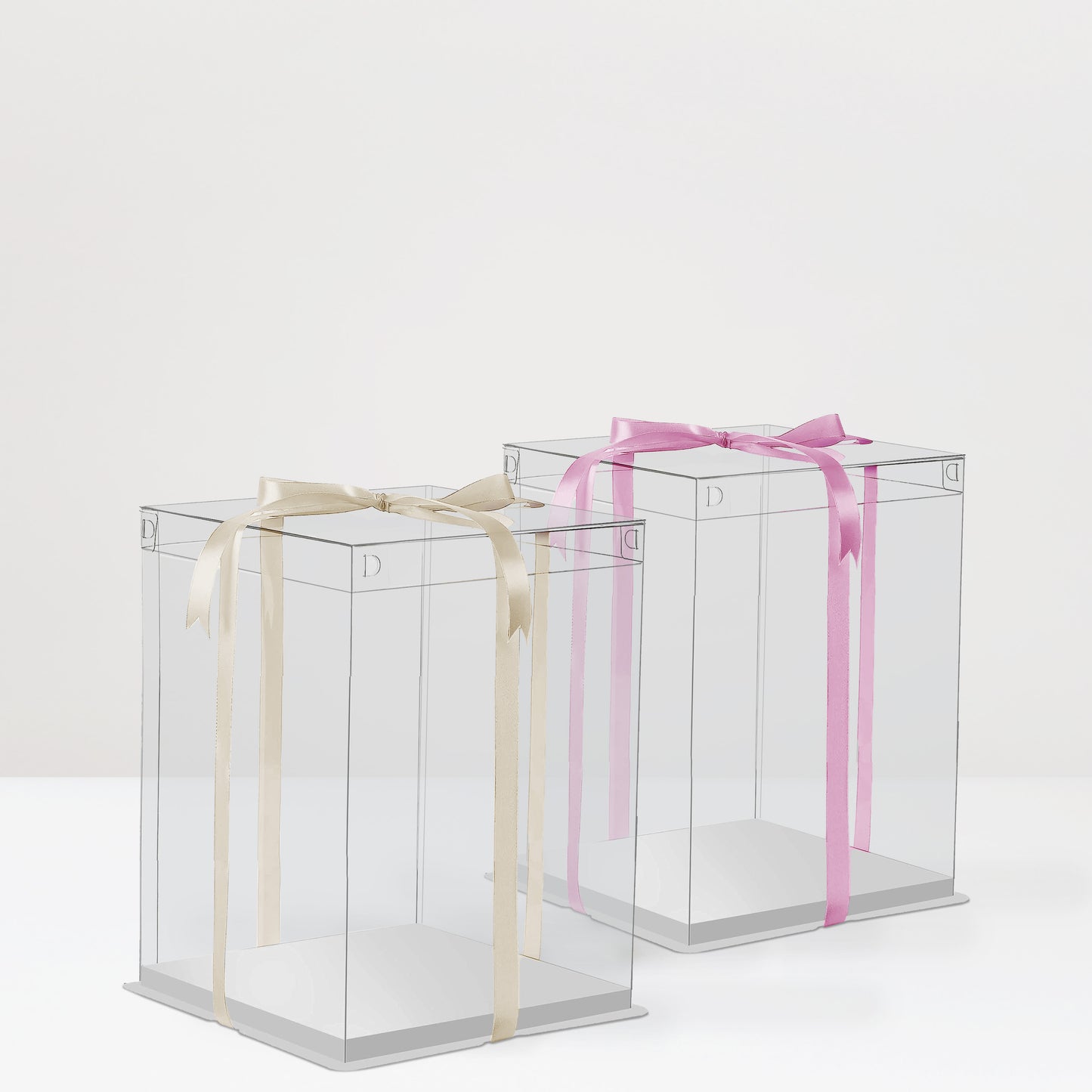 Caja Cuadrada para pastel (Paquete 2 piezas)