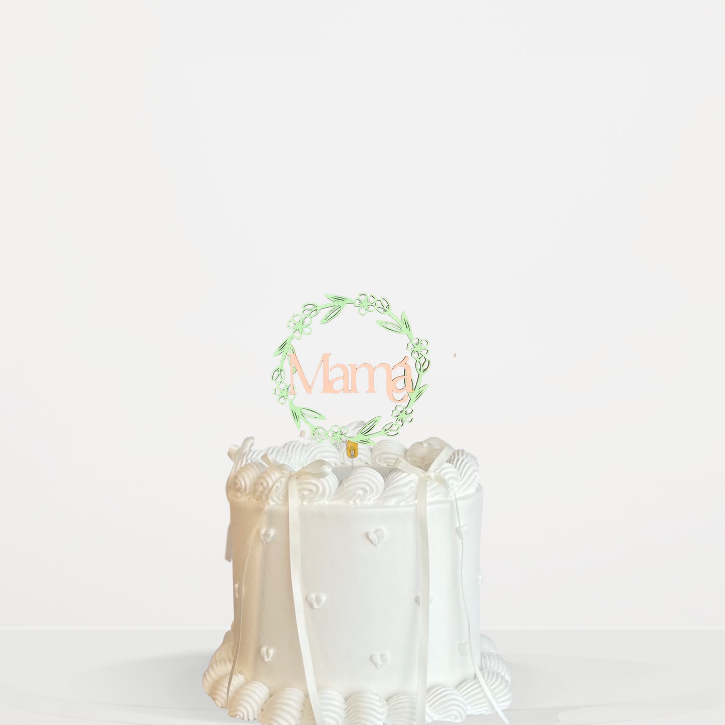 Cake Topper Mamá Marco Floral