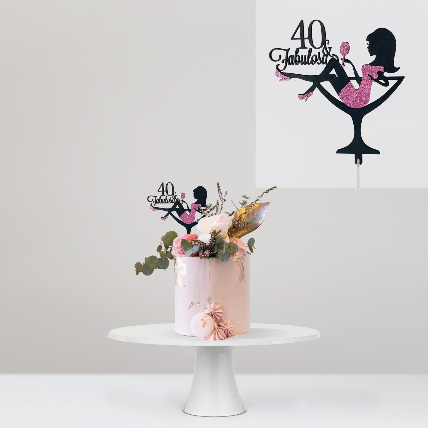 Cake Topper 40 & Fabulous