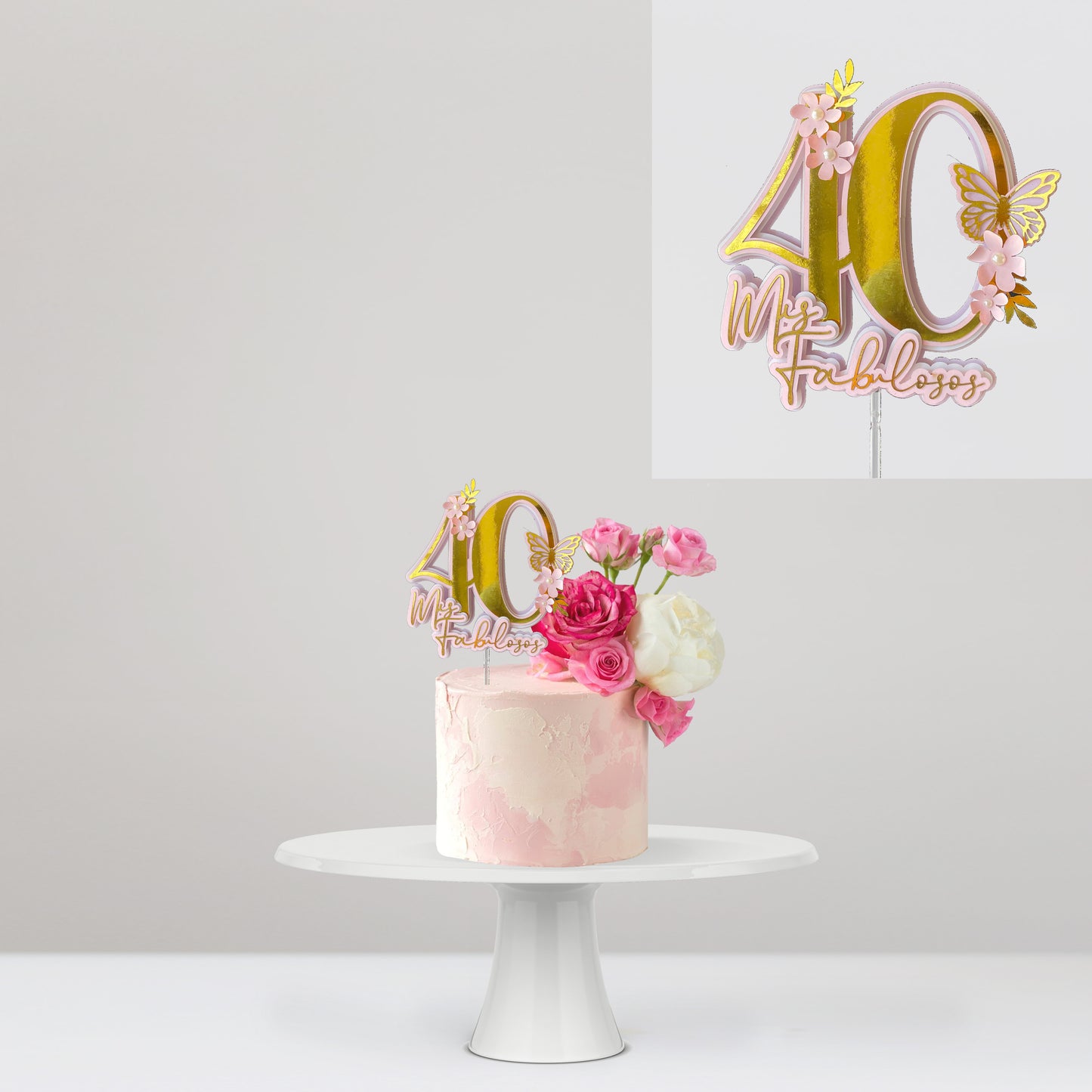 Cake Topper My Fabulous 40