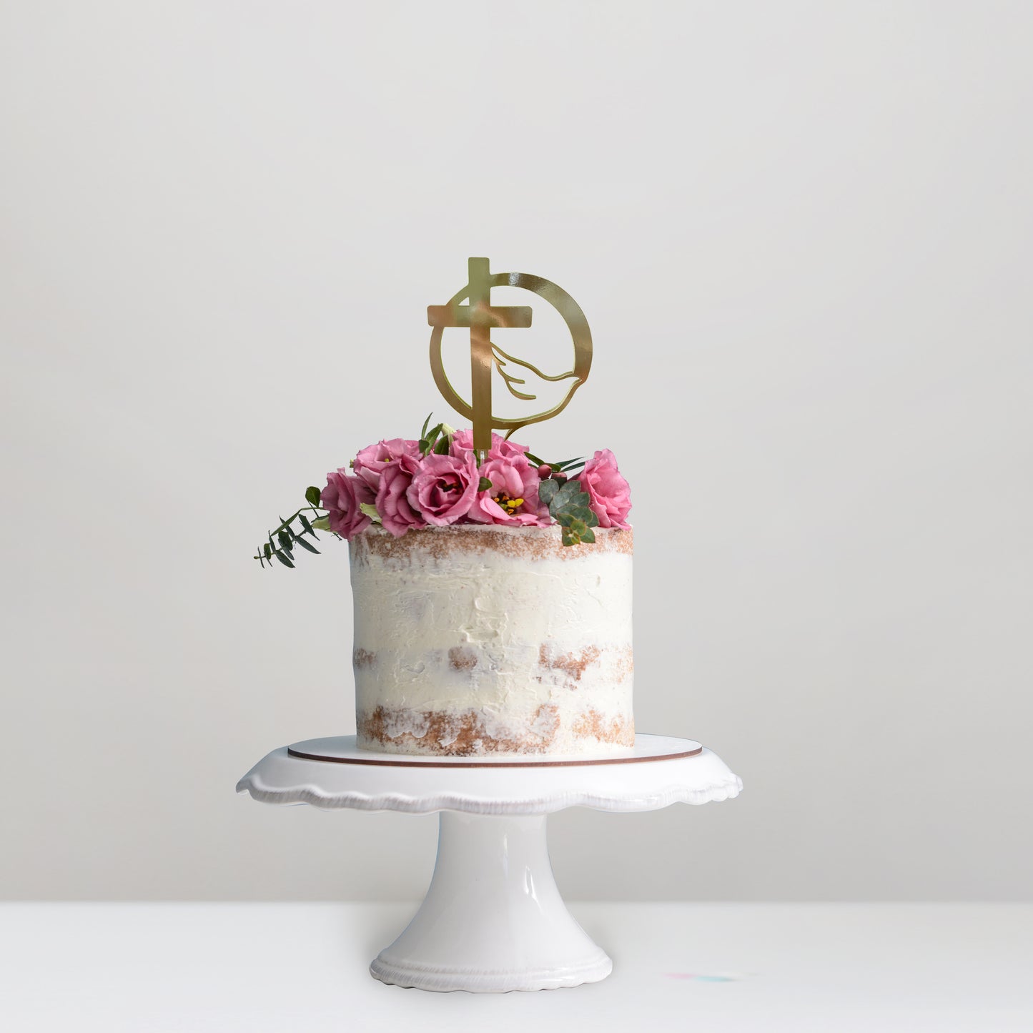 Cake Topper Holy Spirit Cross