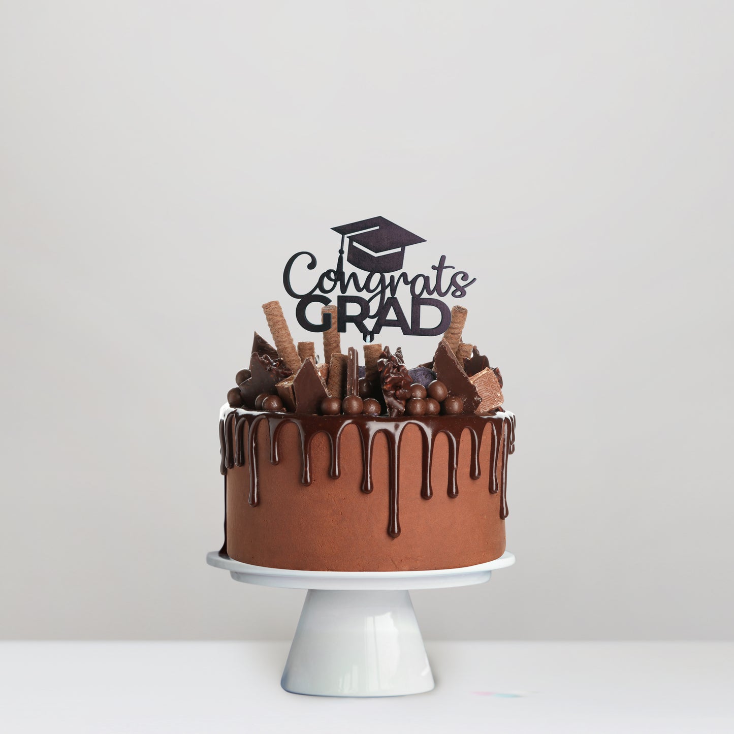Cake Topper Congrats Grad Cap