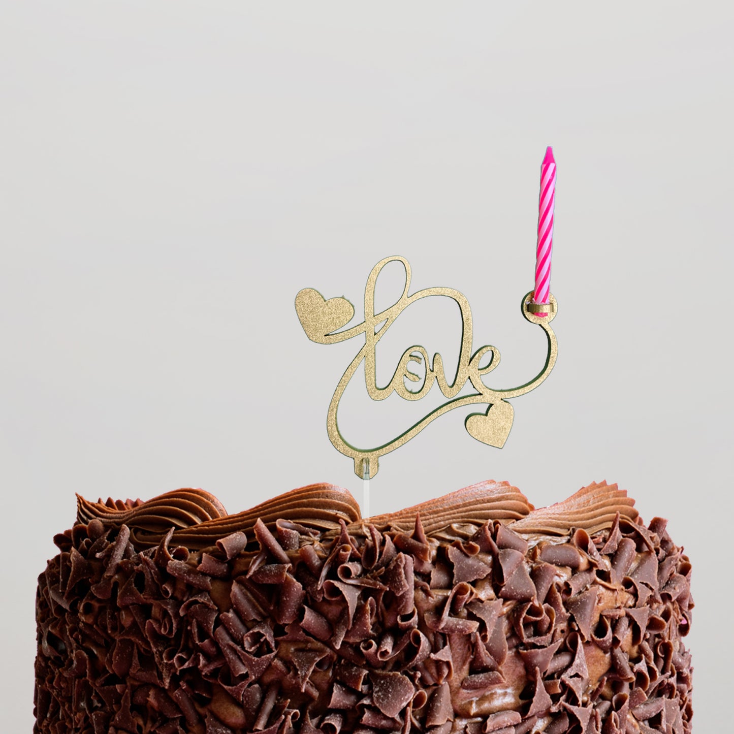 Cake Topper Love Candle