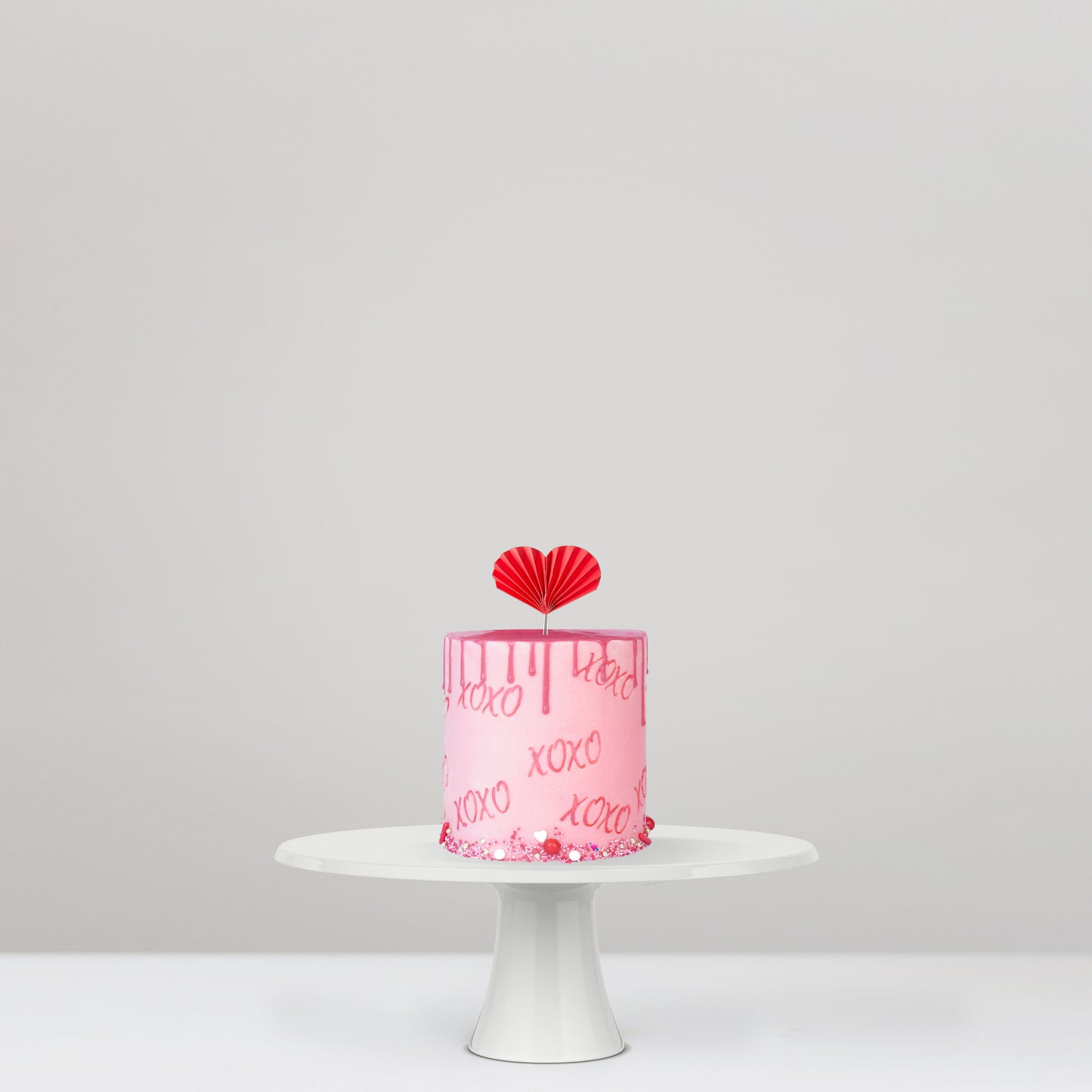 Cake Topper Heart Palm