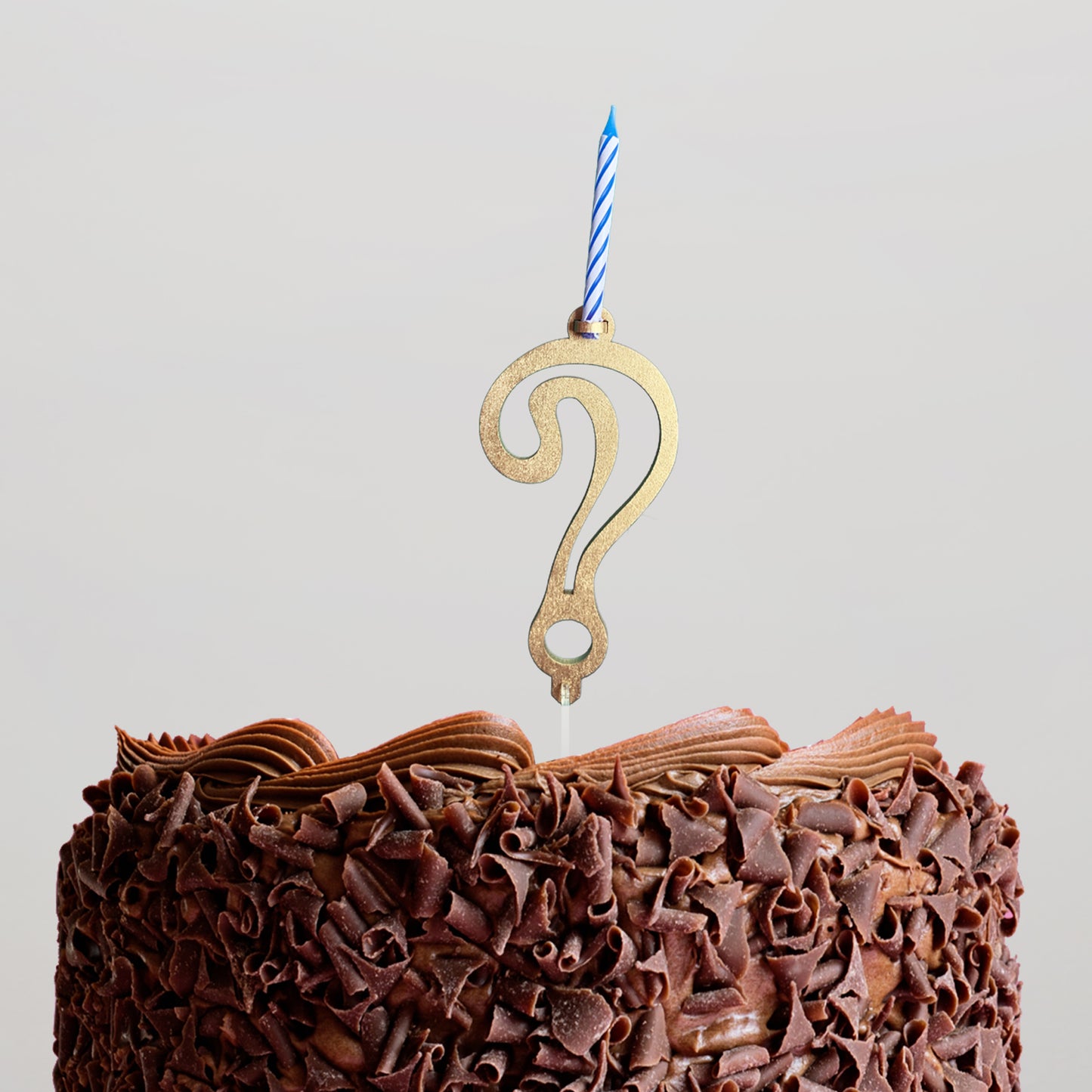 Cake Topper Sign Candle