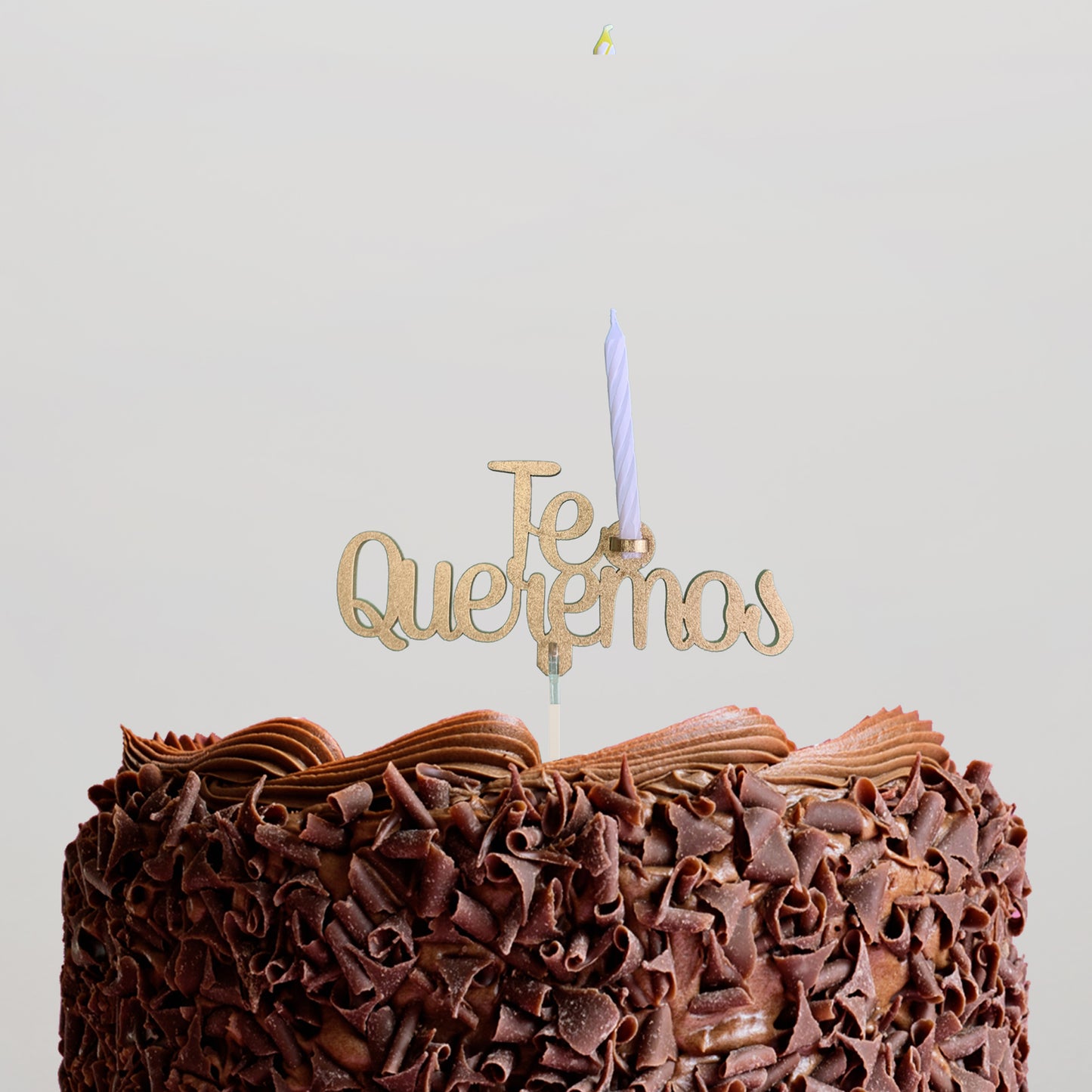 Cake Topper Te Queremos Vela