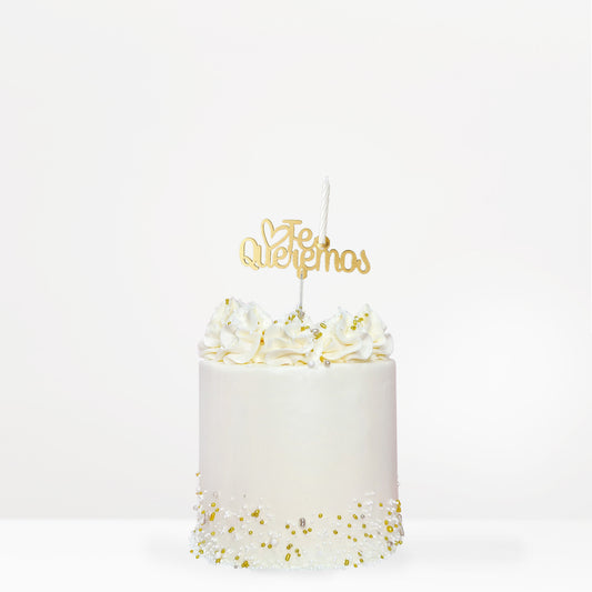 Cake Topper We Love You Candle