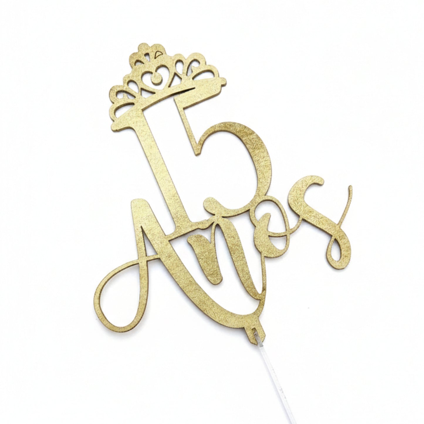 Cake Topper 15 Años Corona