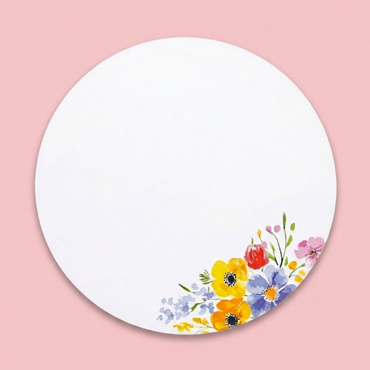 Base Redonda o Cuadrada Flowers