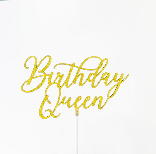 Cake Topper Birthday Queen