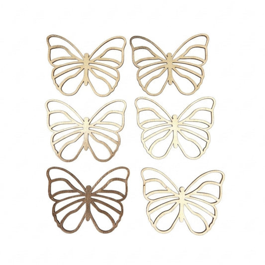 Mariposas Bloom Doradas
