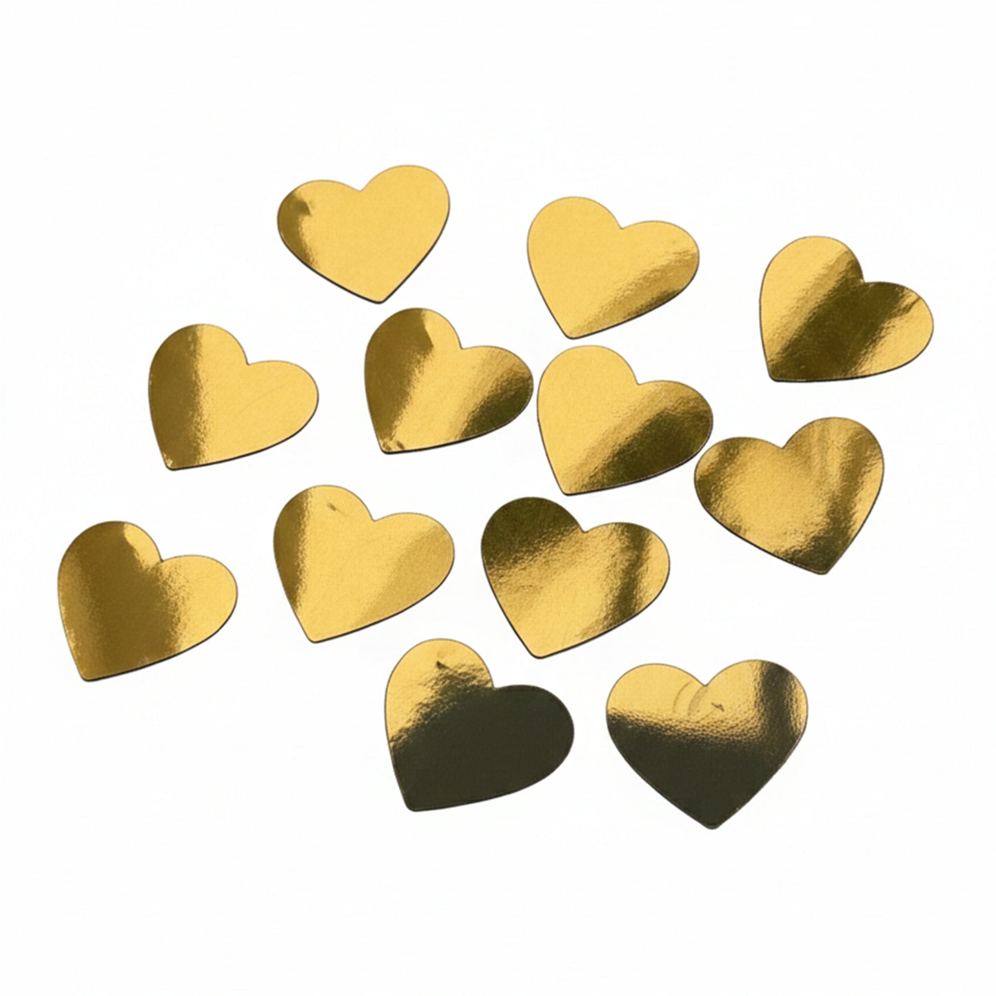Kit corazones dorados (10 piezas)