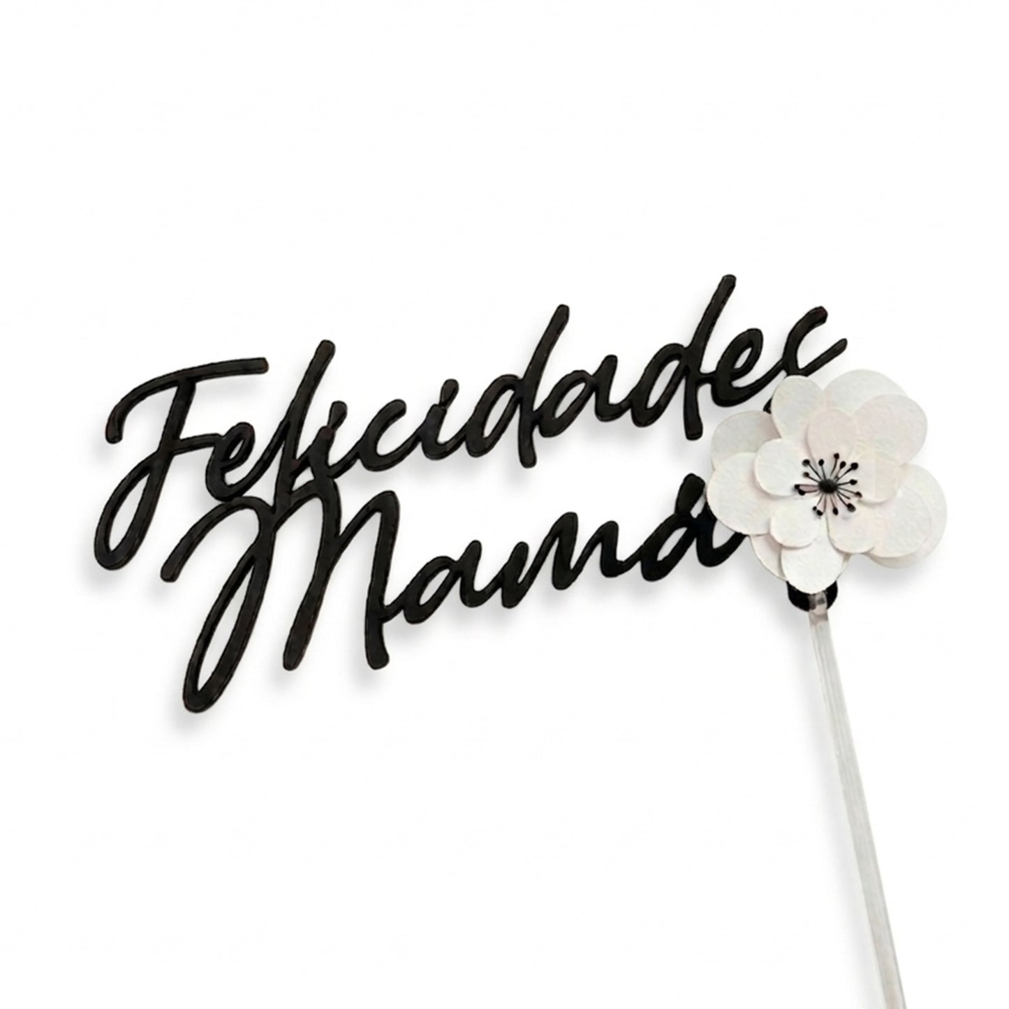 Cake Topper Felicidades Mamá