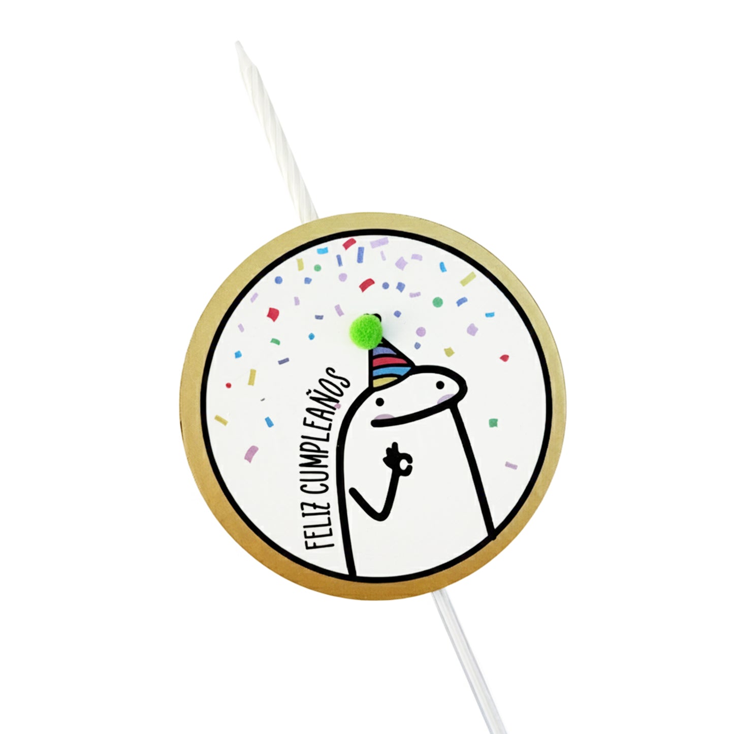 Cake Topper I Love You Mom Candle