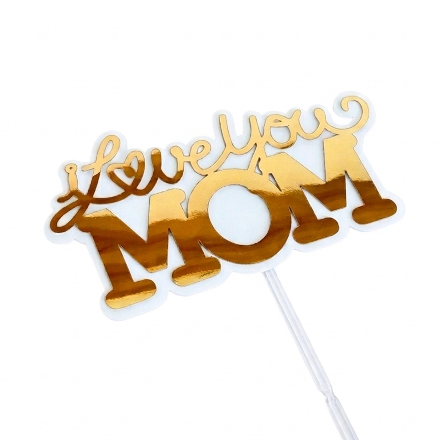 Cake Topper I love you Mom