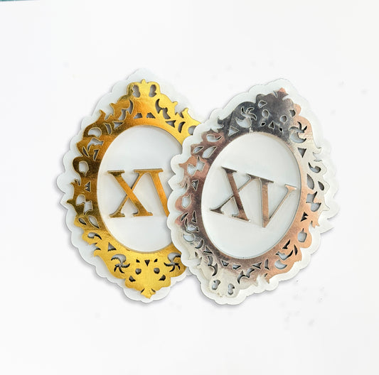 Cake Topper Frontal XV marco