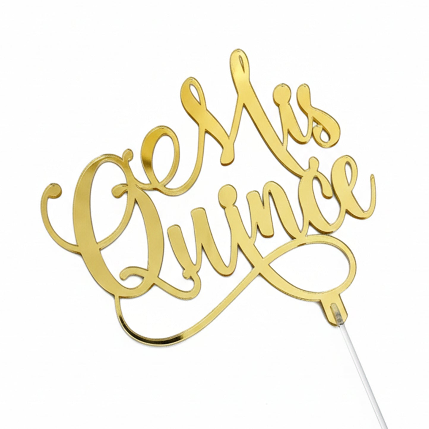 Cake Topper Happy Birthday Cursive