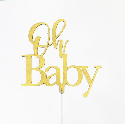 Cake Topper Oh baby Mixto