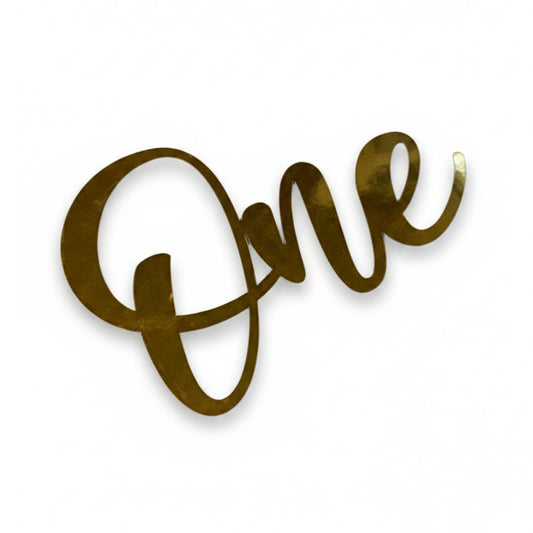 Cake Topper Happy Birthday Cursive