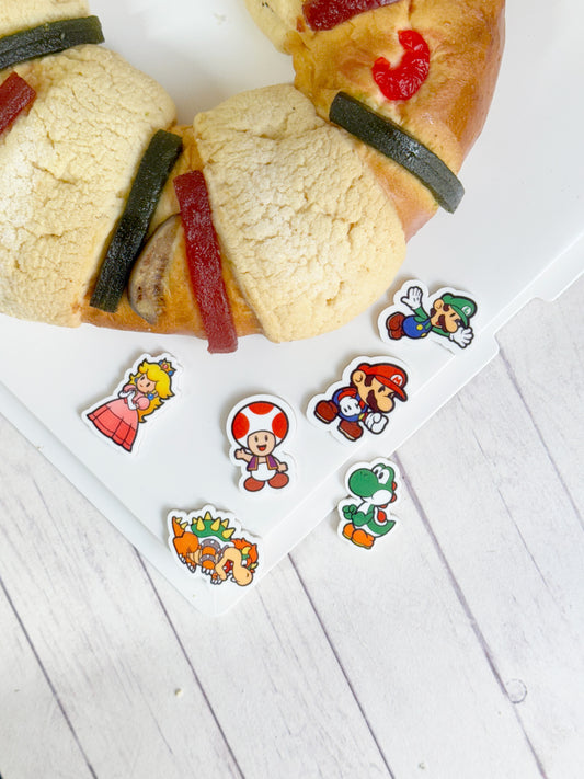 Muñecos Rosca de Reyes Mario Bross