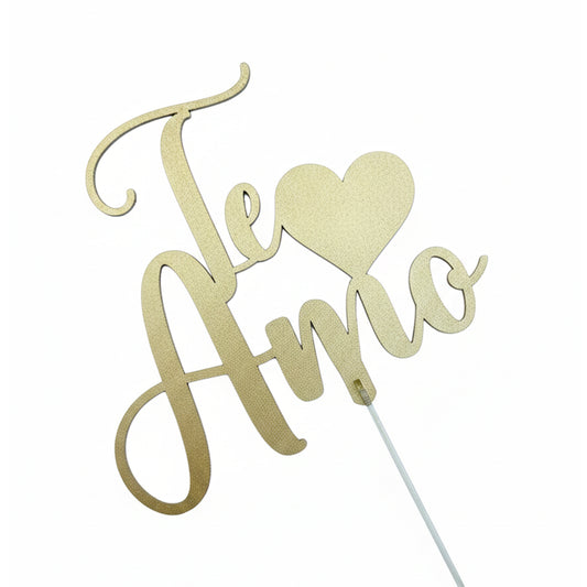 Cake Topper Happy Birthday Cursive