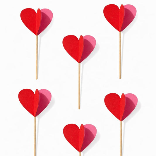 Corazones Bicolor San Valentin