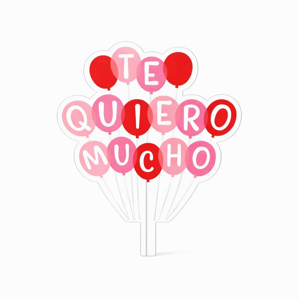 Te quiero mucho San Valentin Globos