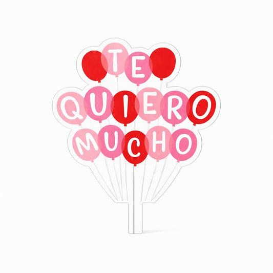 Te quiero mucho San Valentin Globos