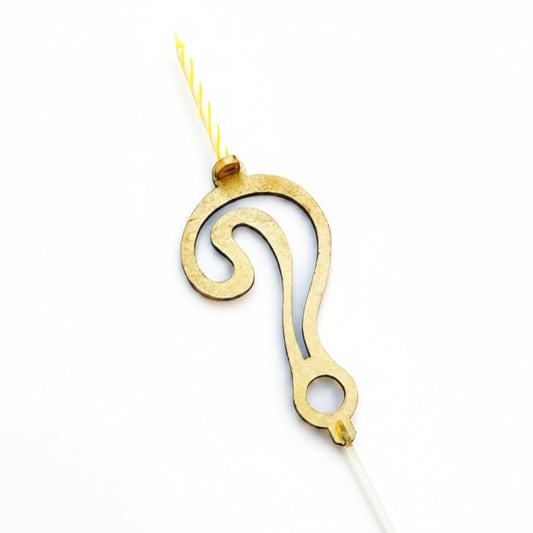 Cake Topper Sign Candle