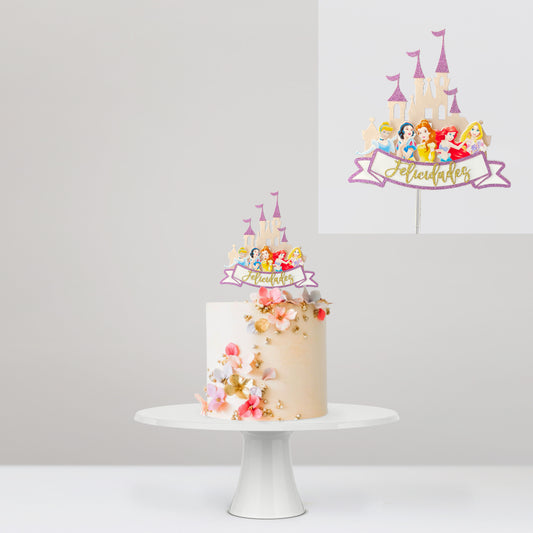 Cake Topper Congratulations Princesses